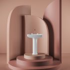 CIL001 - CIC001 CIVITAS lavabo e colonna