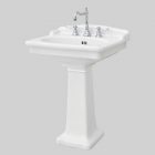 HEL002 + HEC002 HERMITAGE wall hung washbasin with column HEL002 + HEC002 HERMITAGE wall hung washbasin with column