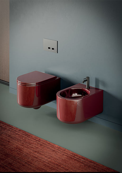 Collezione Solida - Sanitari sospesi scarico The.Reel