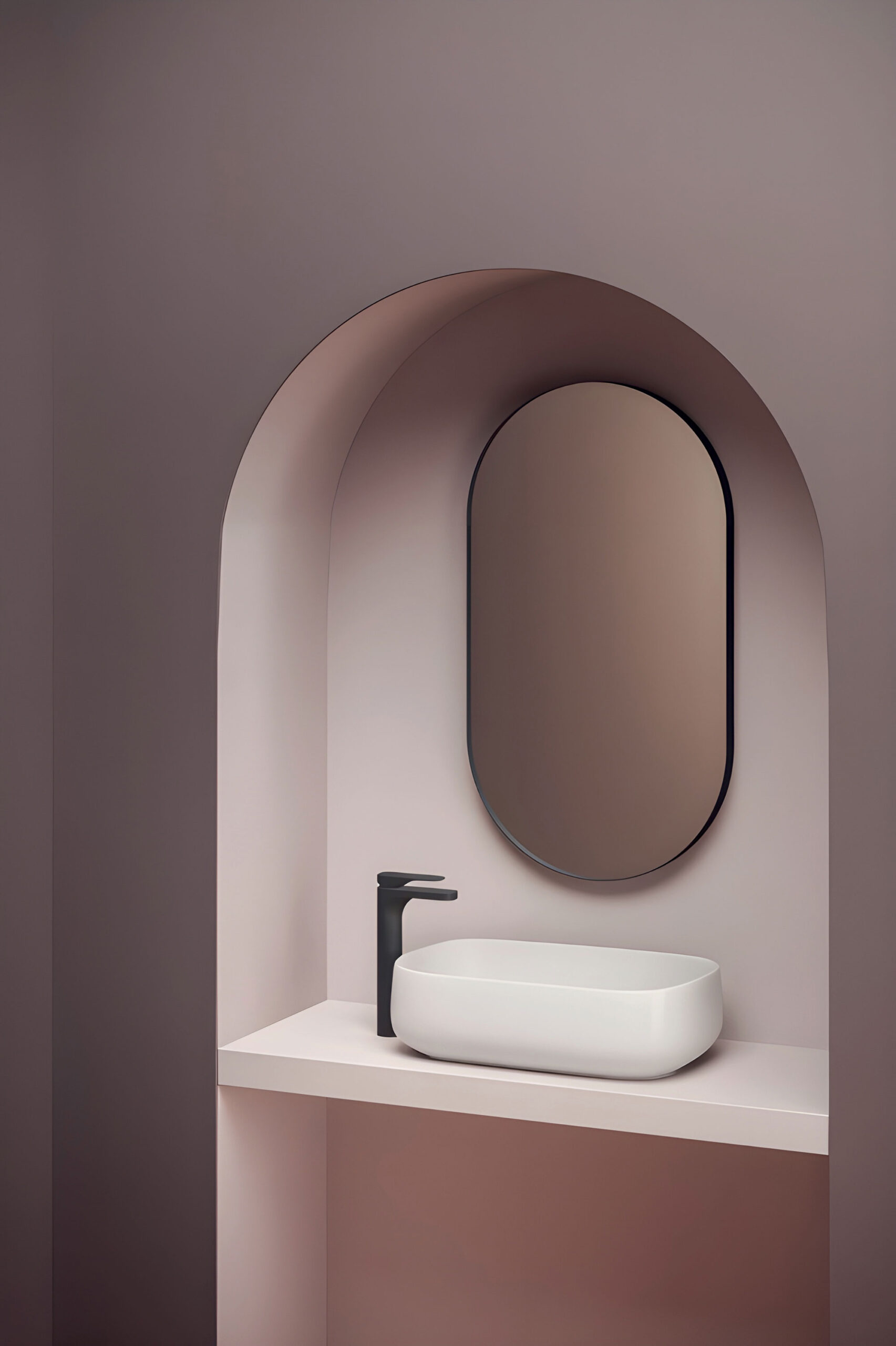 Collezione Look - Specchi arrotondati per il bagno