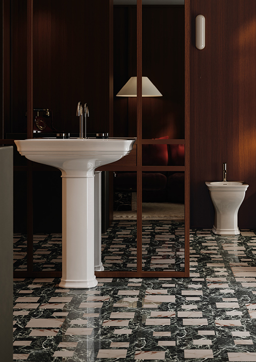 Collezione Civitas - Sanitari in stile classico a colonna