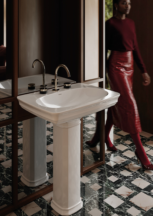 Collezione Civitas - Sanitari in stile classico a colonna