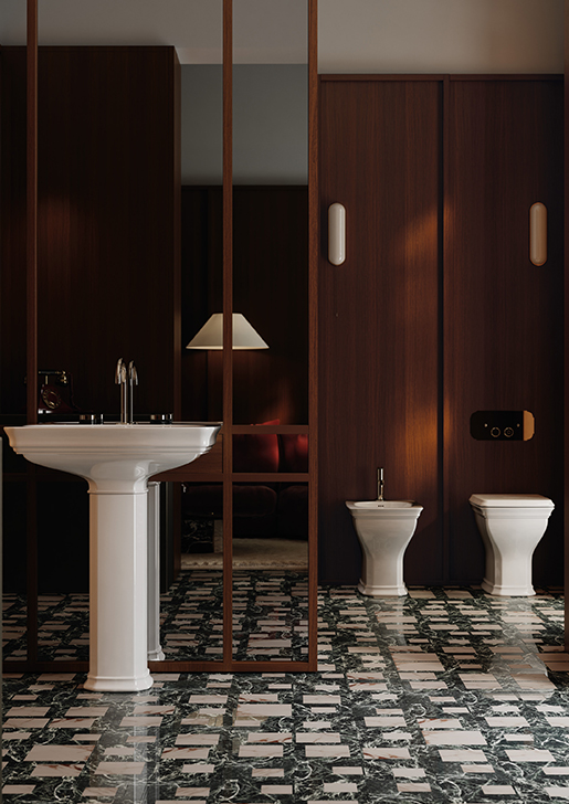 Collezione Civitas - Sanitari in stile classico a colonna