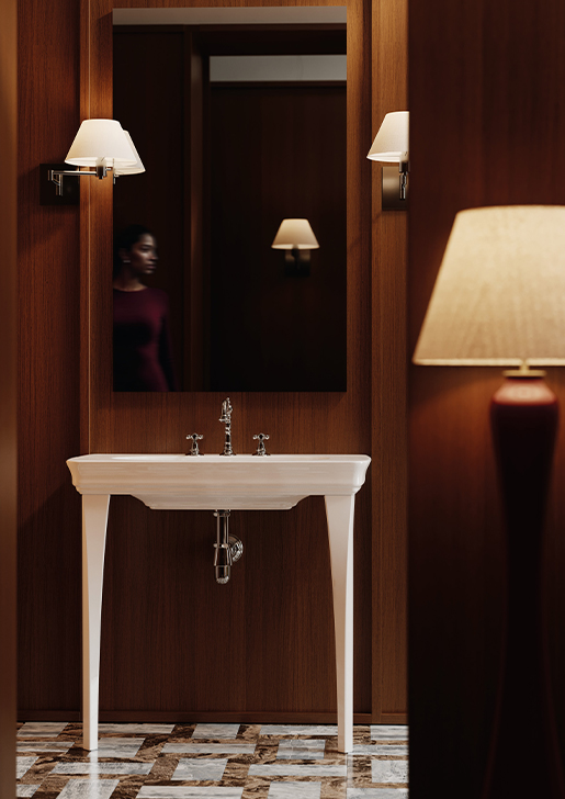 Collezione Civitas - Sanitari in stile classico a colonna