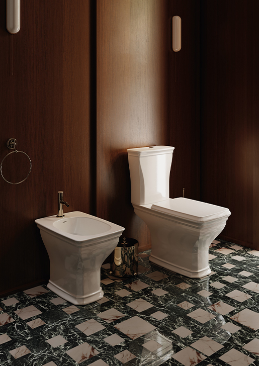 Collezione Civitas - Sanitari in stile classico a colonna