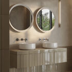 COL001 COGNAC countertop washbasin