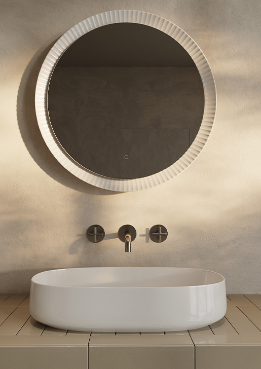 Collezione Cognac e Cognac Quadro, lavabi bagno di design