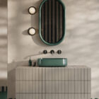 COL003 COGNAC countertop washbasin