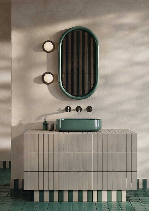Collezione Cognac e Cognac Quadro, lavabi bagno di design