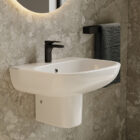 TEL001 TEN 4.0 wall-hung/for column washbasin